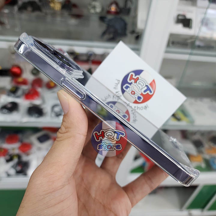 Ốp lưng kính cường lực HODA Crystal Pro IP 14 Pro Max / 14 Pro chính hãng
