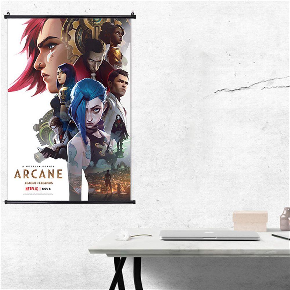 Tranh Vải Canvas 40x60CM Treo Tường Trang Trí Phong Cách Liên Minh Huyền Thoại