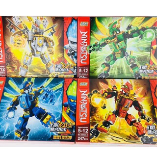 Xếp Hình Lego Ninjago Siêu Robot Người Máy Sấm Sét, Băng Giá, Phong Bão, Hỏa Thần No 99589