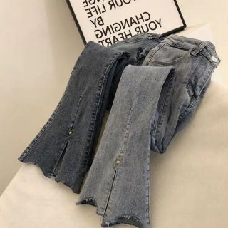 Quần bò nữ ống loe bigsize ( nhiều mẫu)