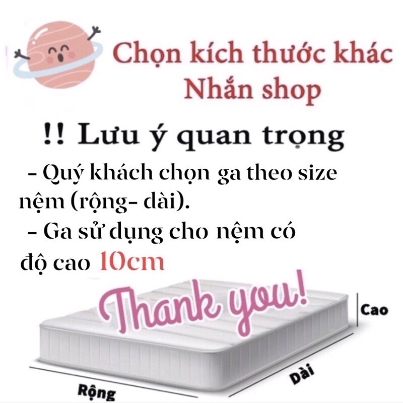 Bộ ga gối chăn 5 món, chăn hè Trần bông 3 lớp gồm 1ga bo chun ,1 vỏ gối ôm ,1 chăn ,2 vỏ gối đầu