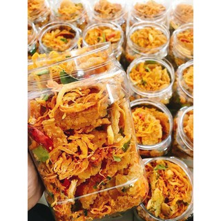 combo 10 hộp cơm cháy lắc khô gà