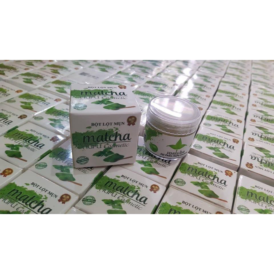 20 hũ bột lột mụn trà xanh HuPu cosmetic - lột mụn cực mạnh