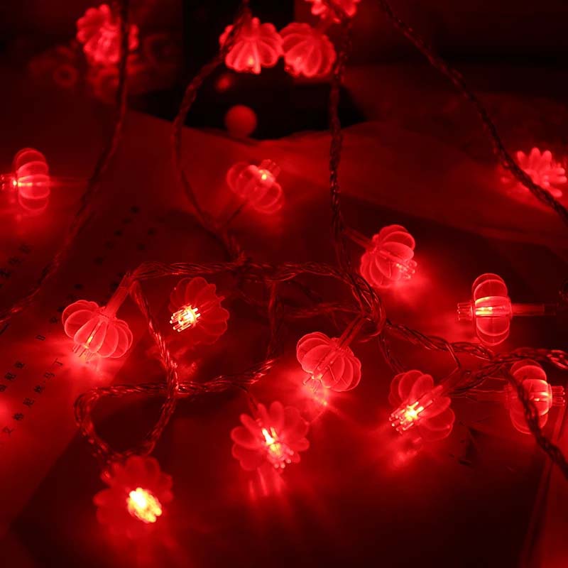 Dây đèn LED lễ hội mùa xuân 10 bóng dài 1.5m phong cách Trung Hoa dành cho trang trí năm mới