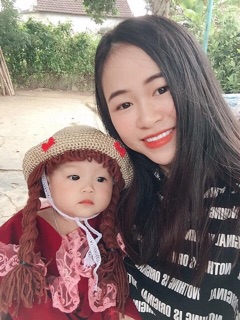 Nón tóc giả cho bé