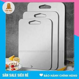 [BIG SALE] Thớt inox SUS 304 Kháng khuẩn, rã đông nhanh,  cường lực, chống ẩm mốc, chống rỉ sét - Dày 0.3cm