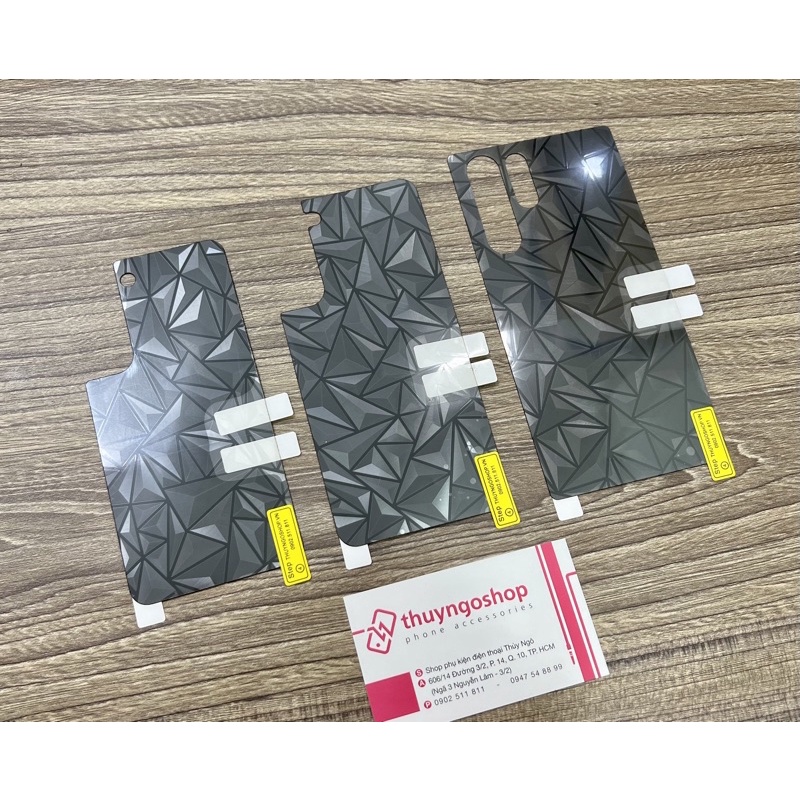 PPF Dán mặt lưng 3D Kim cương Samsung S22 Ultra - S22 Plus - S22