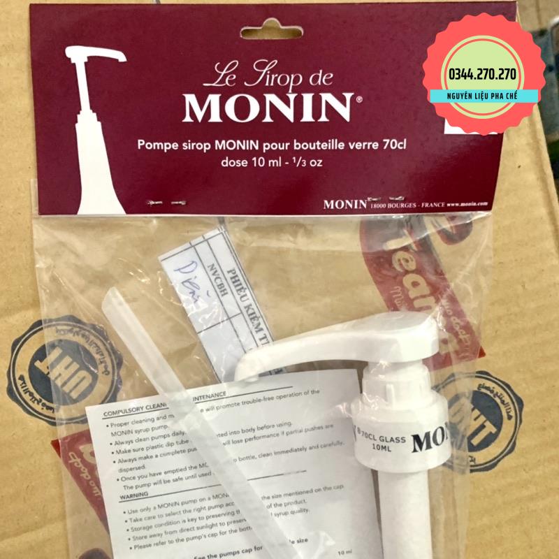 Vòi bơm gắn chai siro Monin, mỗi lần 10ml - Hàng chính hãng