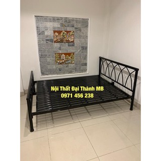 Giường sắt đan chéo Đại Thành 2 - 1M6X2M, tháo lắp dễ dàng,đơn giản