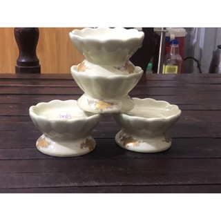 Chân Nến Thờ Men Vàng