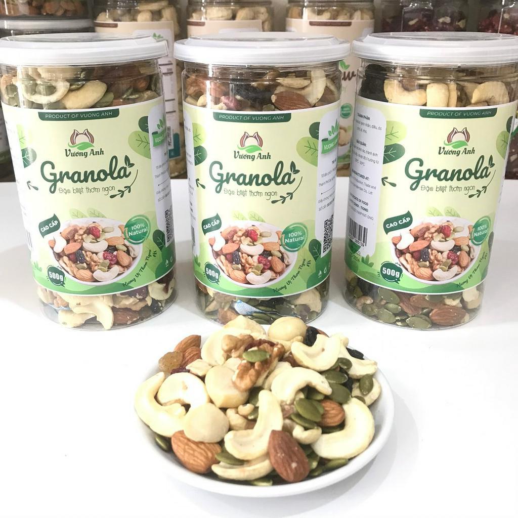 Ngũ cốc Granola siêu hạt sấy lạnh cao cấp