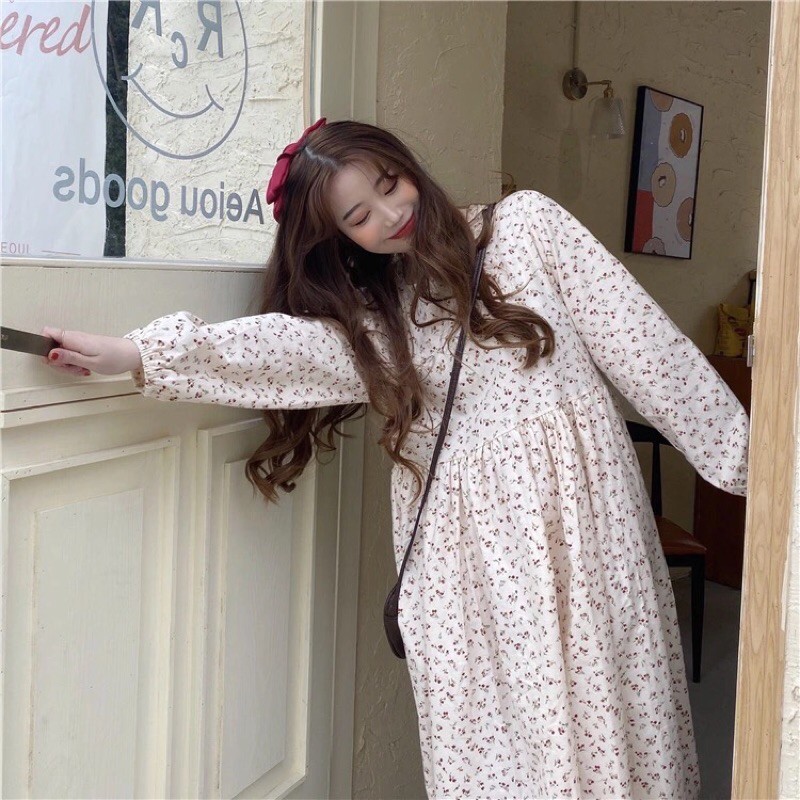 VÁY BABY DOLL, HOA NHÍ DÁNG DÀI, TAY PHỒNG TIỂU THƯ | BigBuy360 - bigbuy360.vn