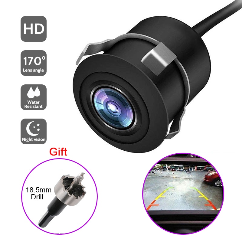 170° Camera Lùi Xe Góc Rộng HD Nhìn Đêm Chống Thấm Nước Chất Lượng