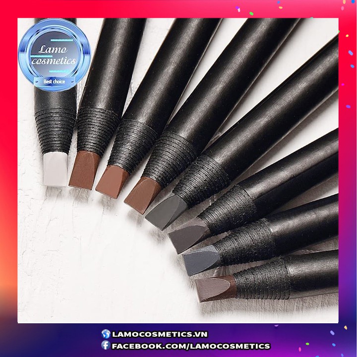 Chì xé kẻ mày cứng phẩy sợi Haozhuang Eyebrow Pencil hz001