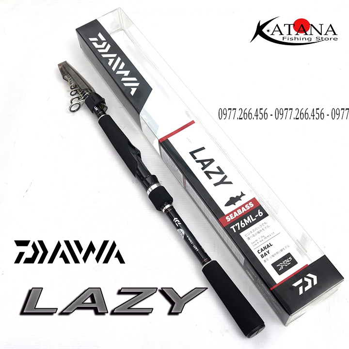 Cần lure du lịch Daiwa Lazy T76Ml-6 - Made in Việt Nam