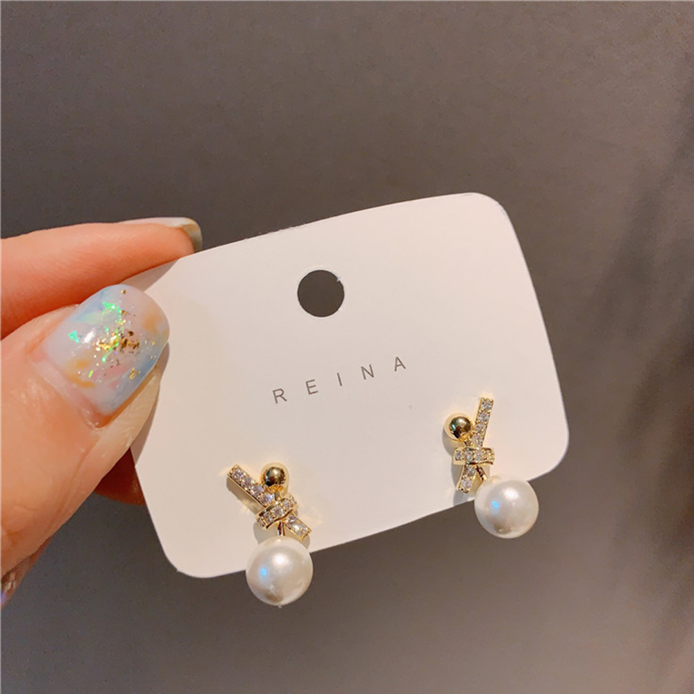 Bông Tai Ngọc Trai S925 Thời Trang Cho Nữ