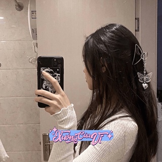 ✧Ảnh/Video thật✧ Kẹp càng cua phối xích đính mặt bướm phong cách Hàn Quốc KCC003