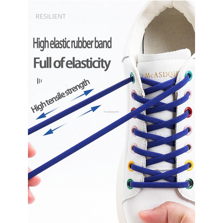 Dây Giày Co Giãn Không Cần Buộc Tiện Lợi Dành Cho Người Lớn Và Trẻ Em
