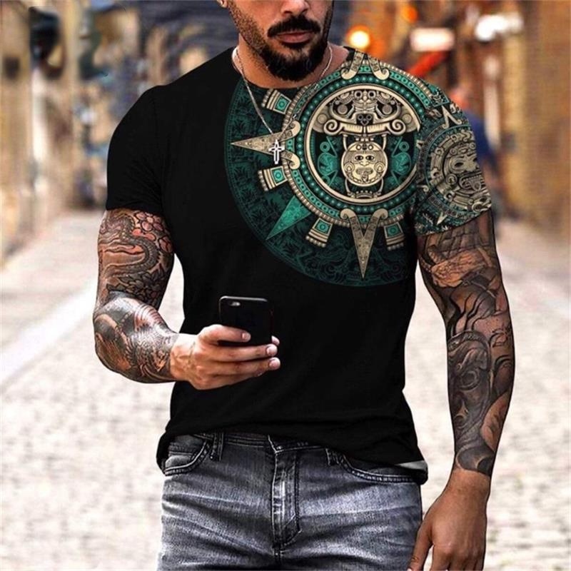 Áo Thun Tay Ngắn Cổ Tròn Plus Size XXS-6XL Cho Nam