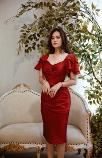 Đầm body phi lụa