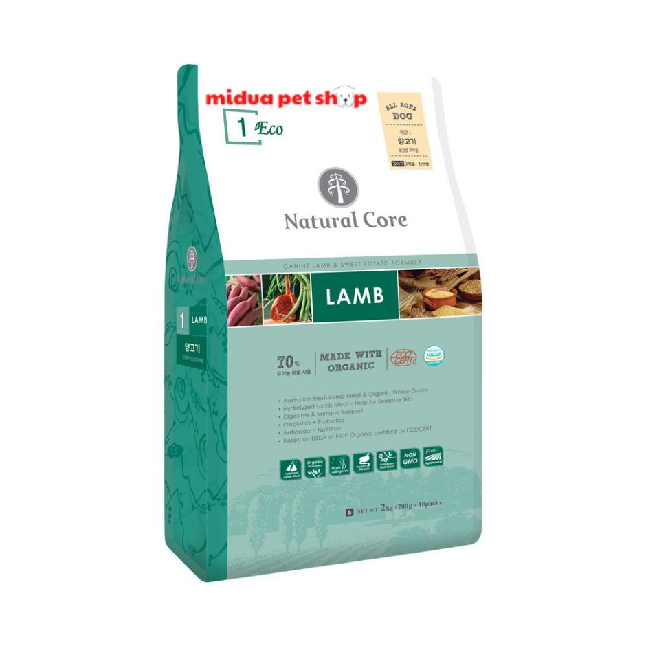 [Deal Snack 0đ] 10kg thức ăn cho chó thịt cừu NATURAL CORE