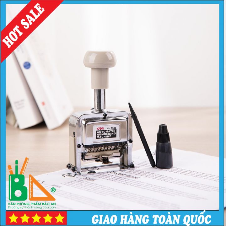 giảm giá trong tháng Dấu Nhảy 8 Số Deli 7508