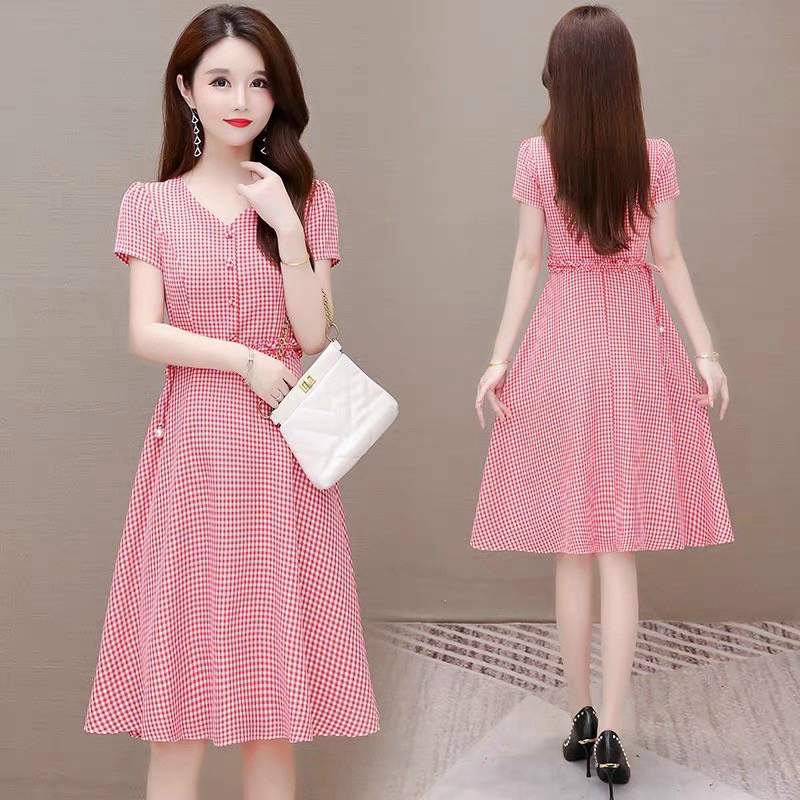 (HCM) ĐẦM XÒE CARO DỰ TIỆC NỮ SANG CHẢNH QUÝ PHÁI CHO CÁC QUÝ BÀ , CÁC CHỊ EM THỜI TRANG TÔN DÁNG KOKO MI FASHION