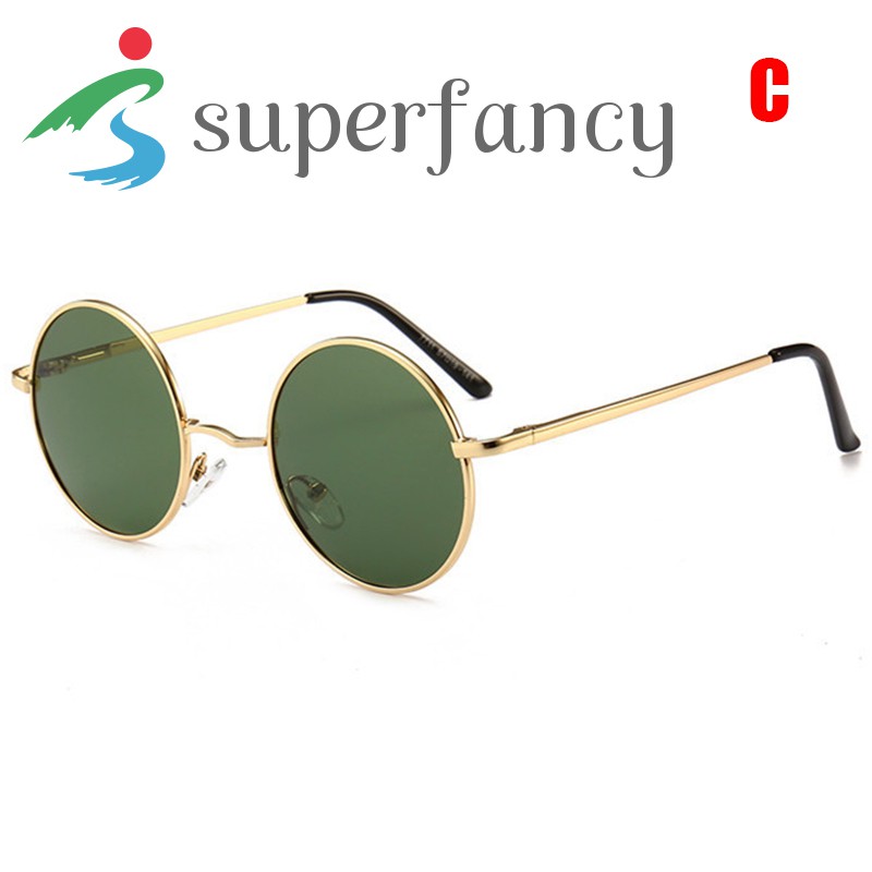 (Hàng Mới Về) Kính Mát Gọng Kim Loại Tròn Phong Cách Retro Cho Nam | BigBuy360 - bigbuy360.vn