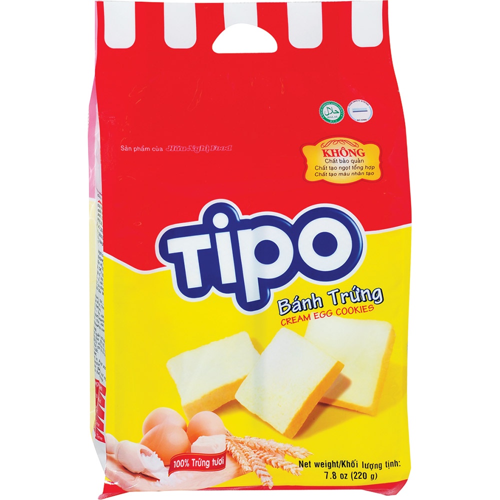 Bánh Trứng Kem Sầu Riêng TiPo 220gr / Bánh TiPo Trứng Sầu riêng