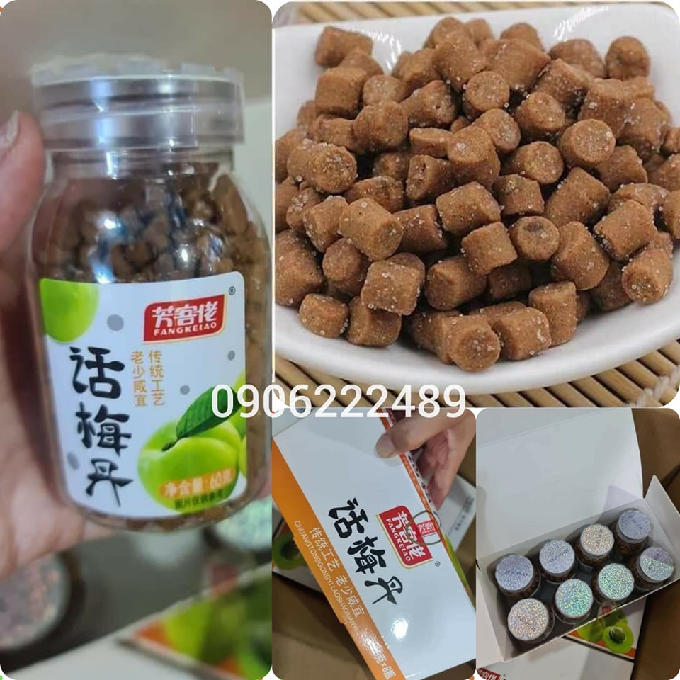 ( Ăn vặt qua ngày ) Xí muội Đào - Xí muội Chanh