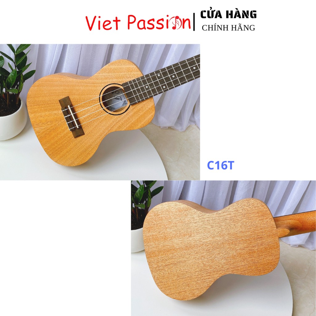Đàn ukulele concert 23 inch Viet Passion C16T nhỏ gọn, giá rẻ chất lượng cho người mới bắt đầu tập chơi