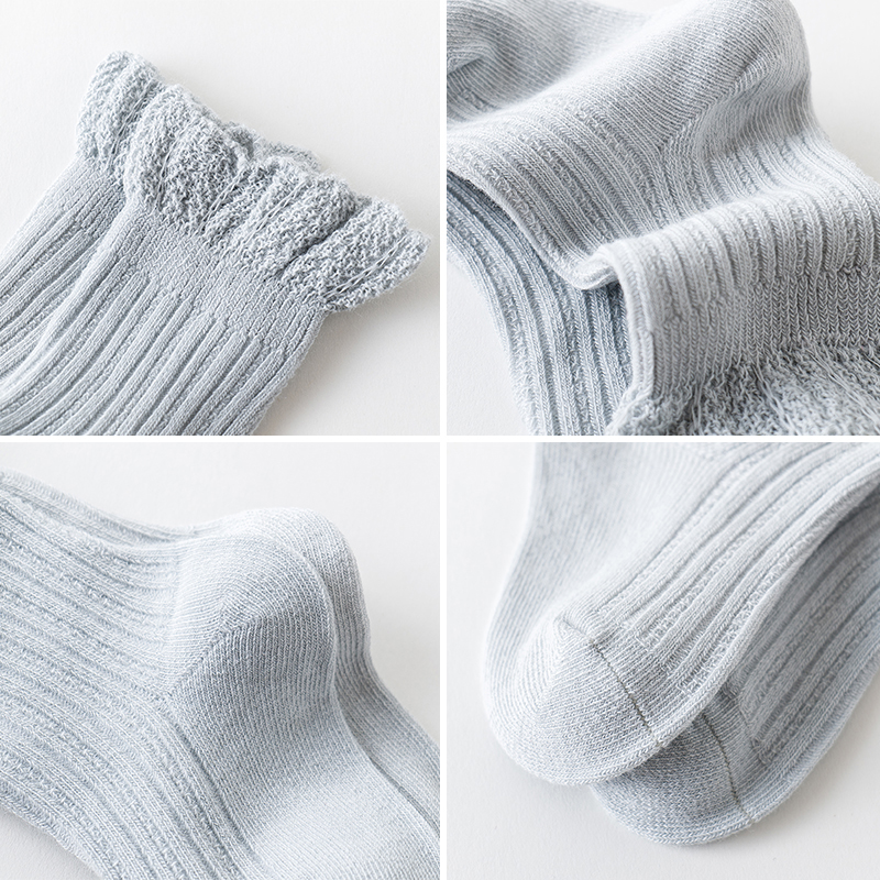 Vớ Cotton Phối Ren Xinh Xắn Thời Trang Dành Cho Bé Từ 0-1 Tuổi