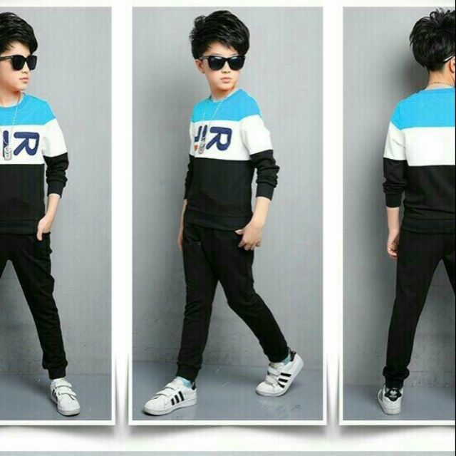 Bộ bé trai thun cotton