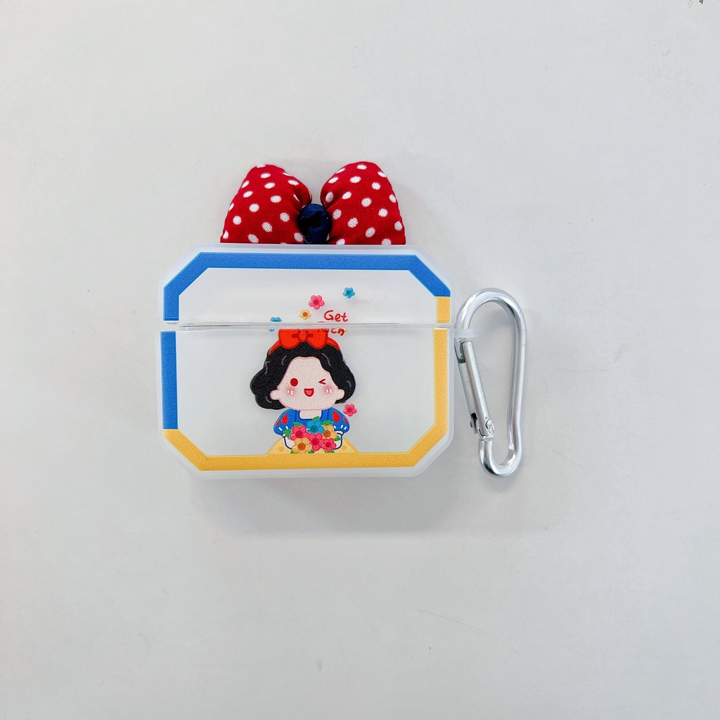 Vỏ Bảo Vệ Hộp Sạc Tai Nghe airpods 1 2 3 pro Bằng tpu Mềm Trong Suốt Họa Tiết Chấm Bi Thời Trang
