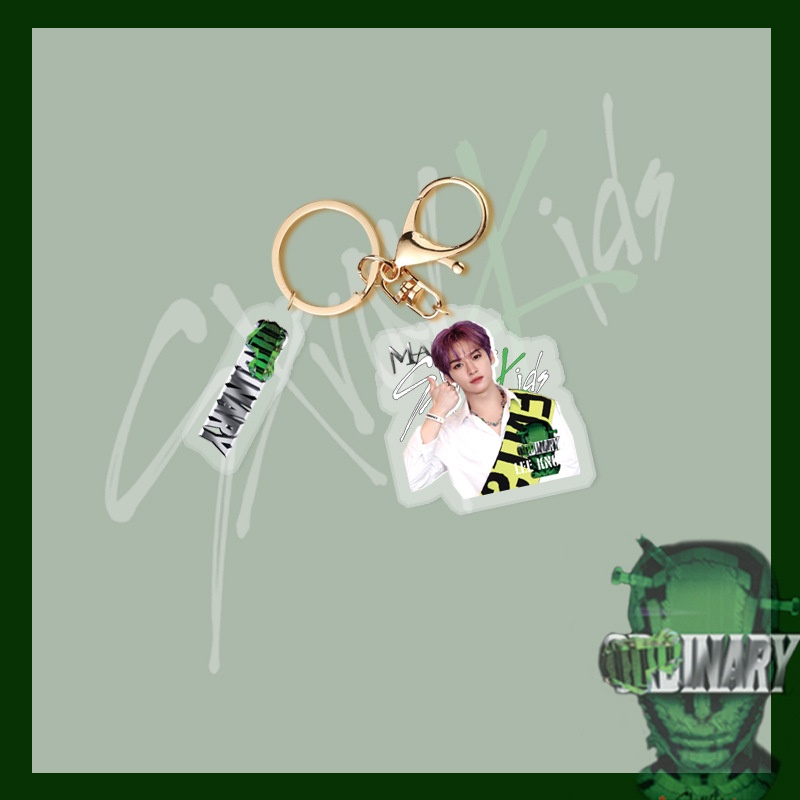 Móc Khóa Hình Các Thành Viên Nhóm Nhạc Kpop Stray Kids Dễ Thương