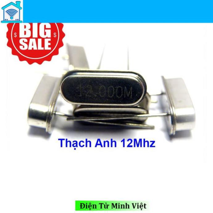 Thạch Anh 12Mhz Cắm 2 Chân