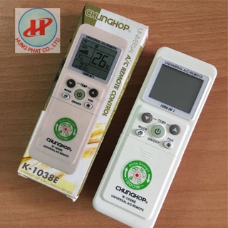 Remote máy lạnh đa năng CHUNGHOP K-1038E