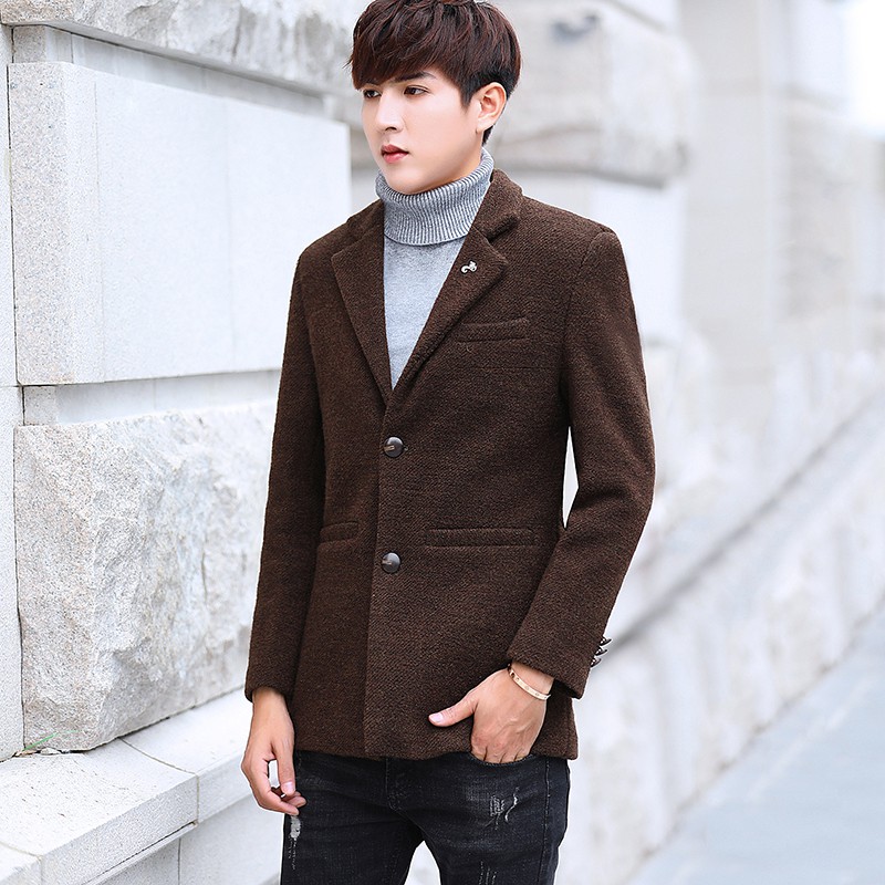 [Xả Lỗ] Áo Khoác Len Dạ Kiểu Vest Cao Cấp, Áo Khoác Măng Tô Thời Trang Nam 2020 - thienvuongshop | BigBuy360 - bigbuy360.vn