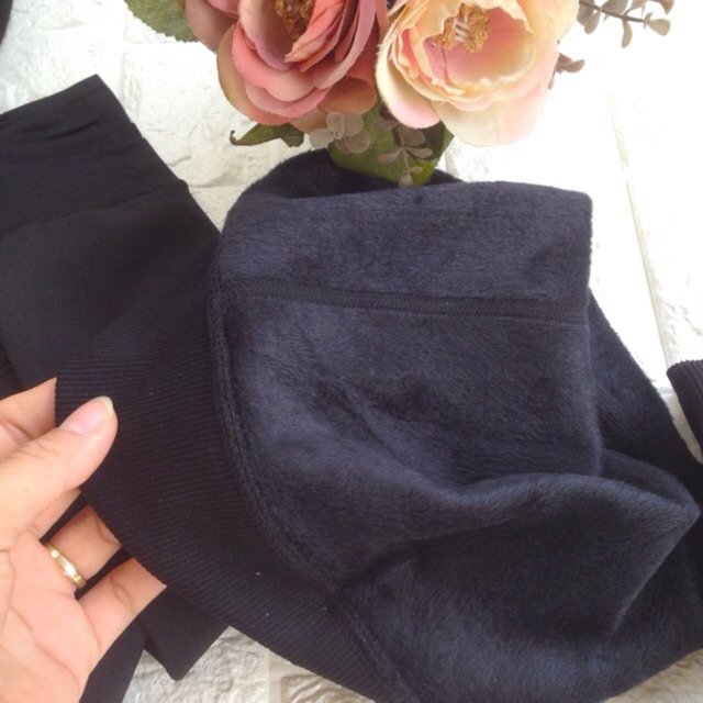 QUẦN TẤT LÓT LÔNG màu đen CAM KẾT HÀNG ĐẸP - quần lót lông nữ siêu ấm cho mùa đông