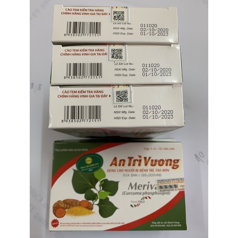 An Trĩ Vương - Giúp Chăm Sóc Làm Mát, Dịu Da Dùng Khi Bị Trĩ, Táo Bón, Nứt Kẽ Hậu Môn