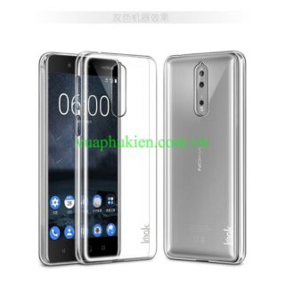 Ốp lưng imak xịn cho Nokia 8 phủ nano