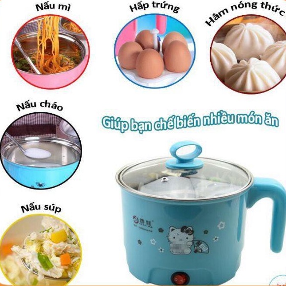 Ca điện nấu mì - Nồi lẩu mini siêu tiện lợi No.100204