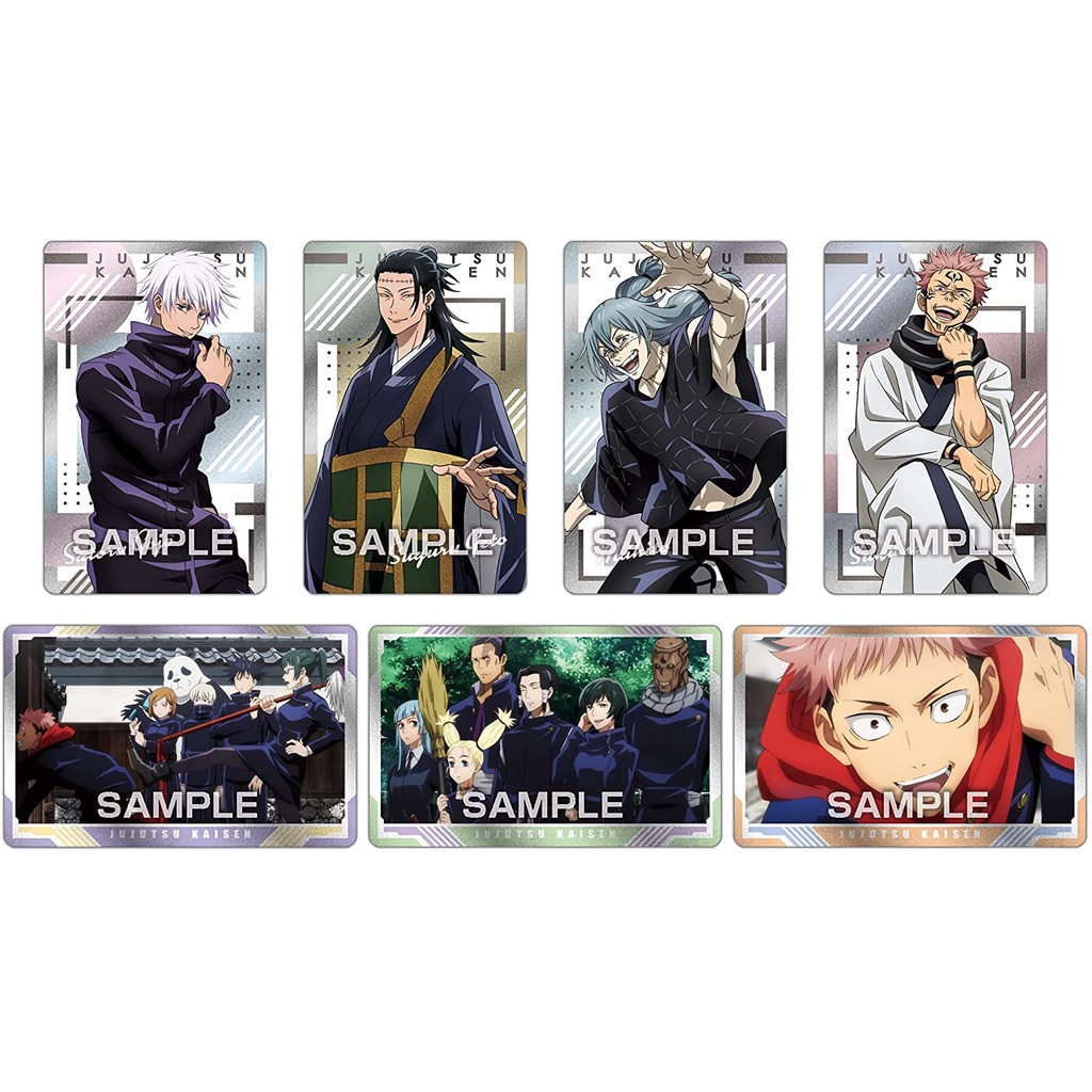 Pack Thẻ Bài Jujutsu Kaisen Metal Collection Chính Hãng Chưa Bóc mới 100% - Ensky