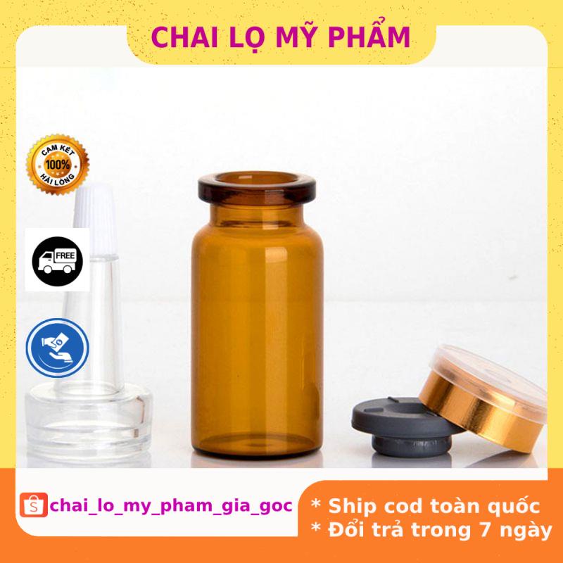 Lọ Chiết Serum ❤ GIÁ TỐT NHẤT ❤ Lọ Chiết Tế Bào Gốc, Tinh Chất 5ml,10ml Bộ 3 nút chiết serum , phụ kiện du lịch