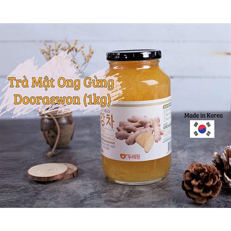 TRÀ MẬT ONG GỪNG HÀN QUỐC Dooraewon 1KG, TỐT SỨC KHỎE