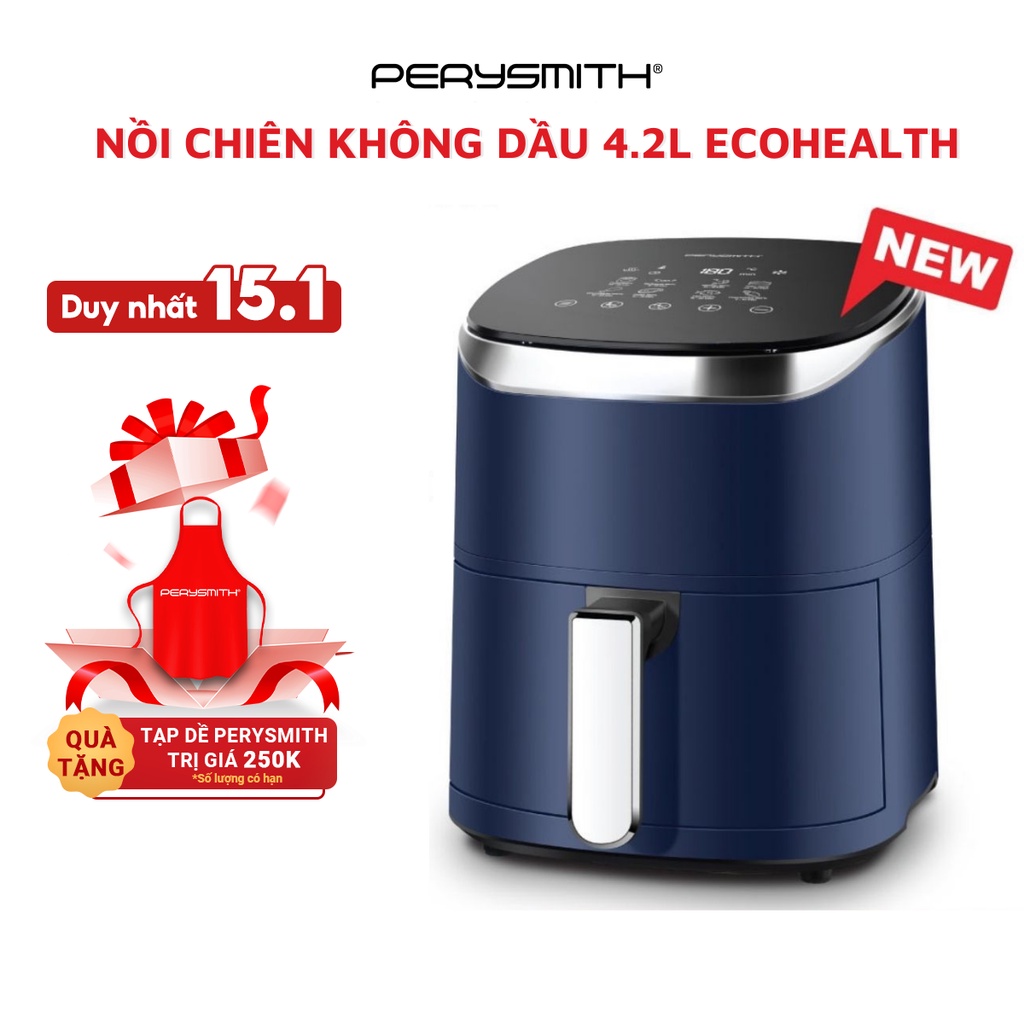 Nồi chiên không dầu điện tử 4,2 lít Perysmith PS1531