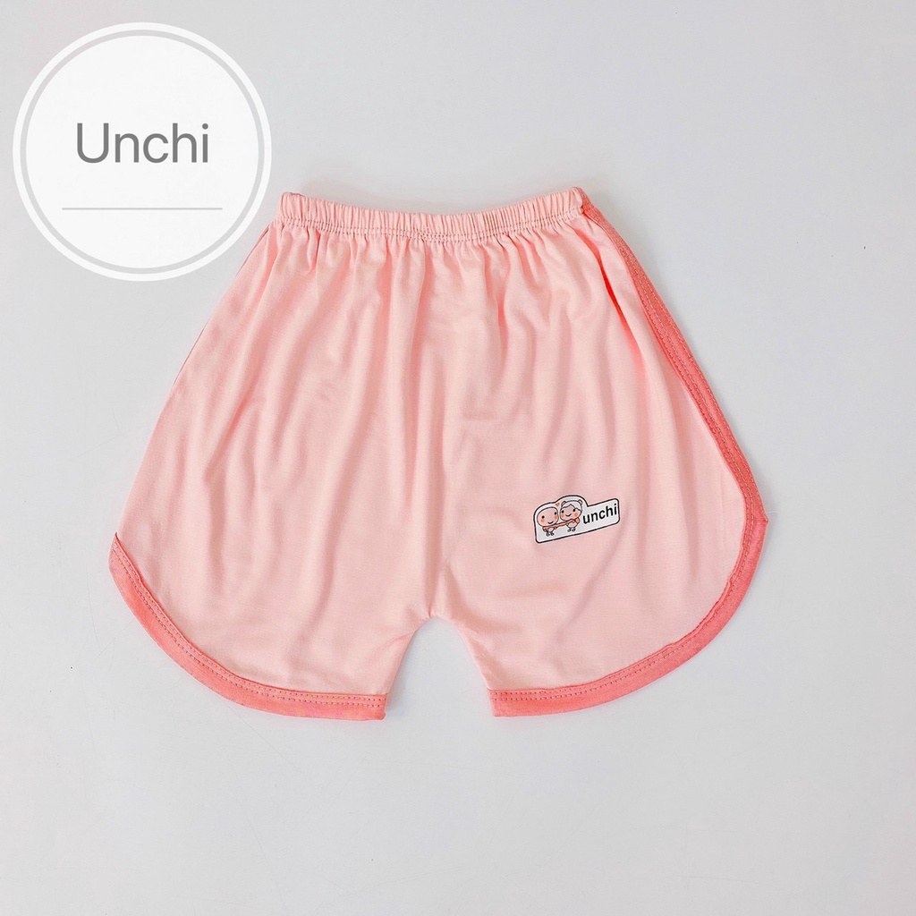 Quần Cộc Unchi Viền Màu Chất Thun Lạnh Cực Mát Cho Bé - Umee kids