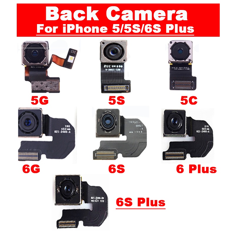 Phụ Kiện Mạch Camera Sau Cho Điện Thoại iP 5 5S 6 6s 6s Plus 7 8 Plus X XR XS Max