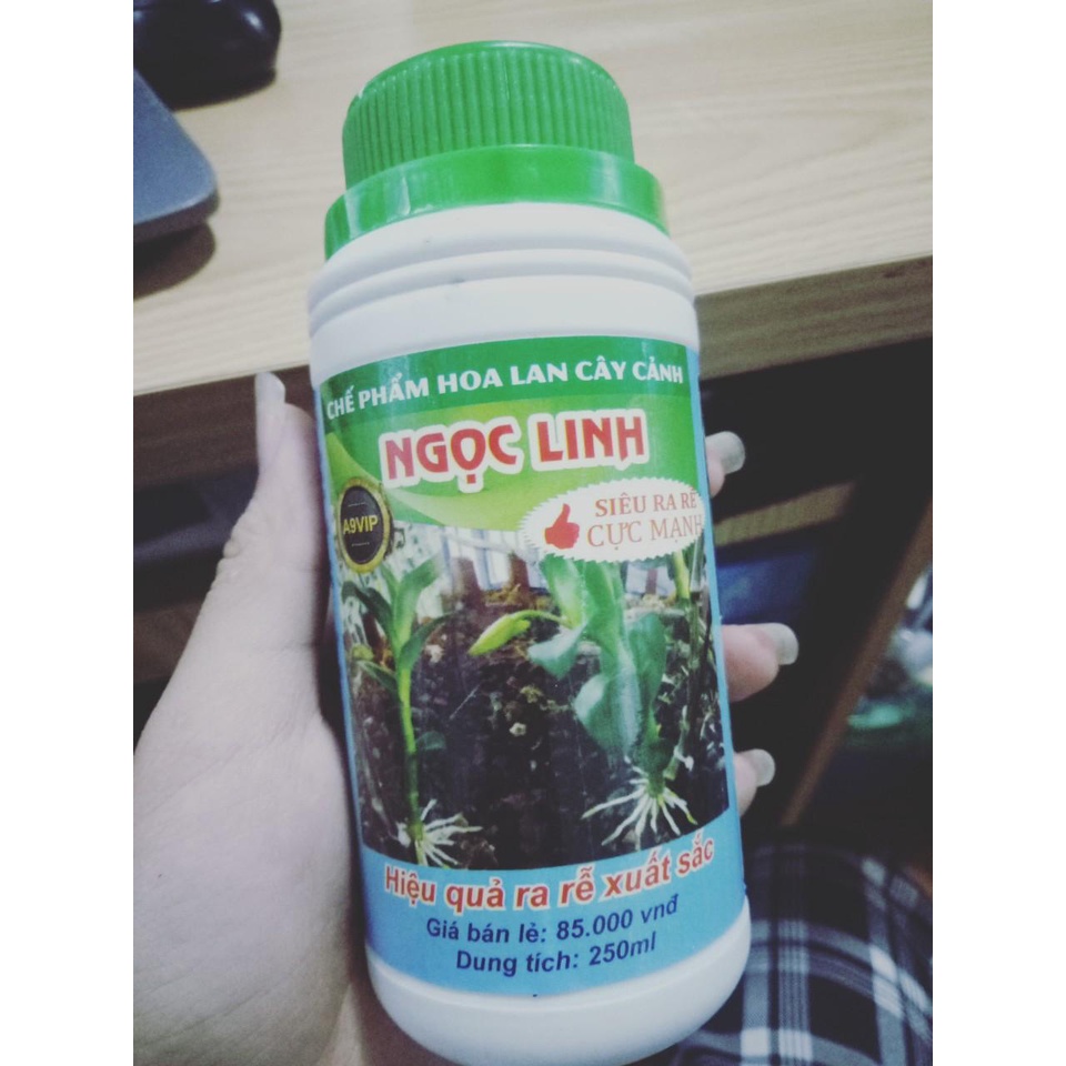 CHẾ PHẨM NGỌC LINH  A9VIP cho HOA LAN CÂY CẢNH (250ML ) SIÊU RA RỄ CỰC MẠNH