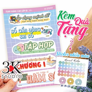 SET STICKER TIÊU ĐỀ TOÁN LỚP 10 - CƠ BẢN VÀ NÂNG CAO - CẢ NĂM 2 HỌC KÌ - TEM DÁN TỰA BÀI TOÁN LỚP 10